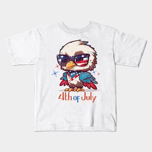 Fourth of July Freedom Bird Tee! Kids T-Shirt